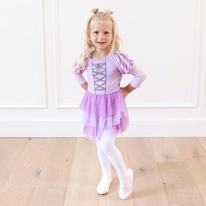 Posh Peanut Disney Rapunzel Princess Tulle Dress (3y-4y)
